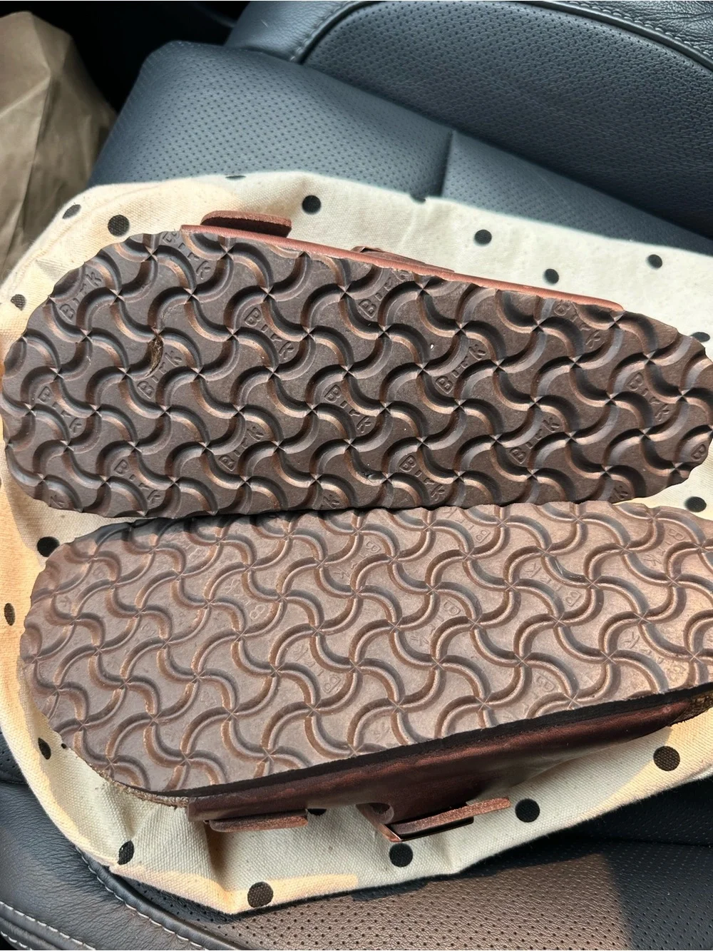 Birkenstock Arizona Sandals - Dark Brown Leather